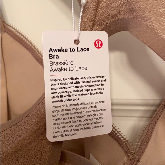 NWT Lululemon Awake to Lace Bra 34D - Picture 3 of 4